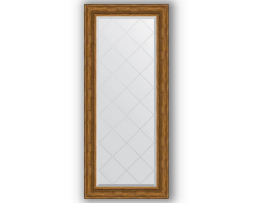 Зеркало с гравировкой в багетной раме Evoform Exclusive-G BY 4161 69 x 158 см, травленая бронза