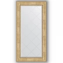 Зеркало с гравировкой в багетной раме Evoform Exclusive-G BY 4299 82 x 164 см, состаренное серебро с орнаментом
