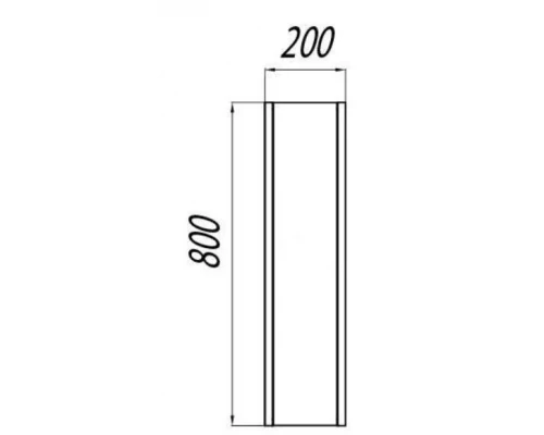 Модуль для зеркала Акватон Брук, 1A201003BCDF0, дуб феррара