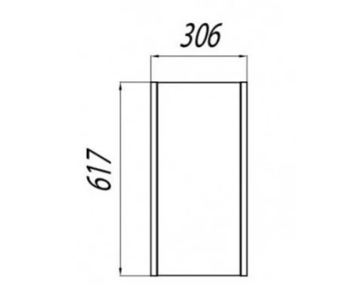 Шкаф Акватон Брук, 1A202503BCDF0, дуб феррара