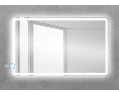 Зеркало BelBagno SPC-MAR-1000-600-LED-BTN 100 x 60 см со встроенным светильником и кнопочным выключателем