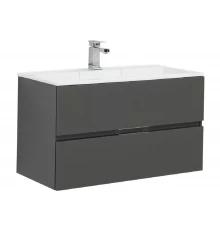 Тумба под раковину Aquanet Алвита 90 240111, цвет серый антрацит