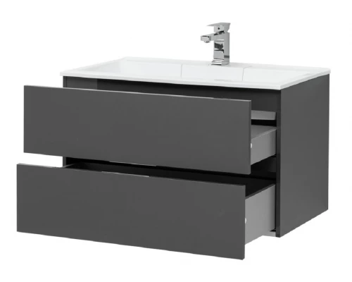 Тумба под раковину Aquanet Алвита 90 240111, цвет серый антрацит