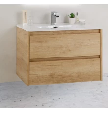 База под раковину BelBagno KRAFT 39-800/390-2C-SO-RNN 80 cм подвесная с 2 ящиками, Rovere Nebrasca Nature