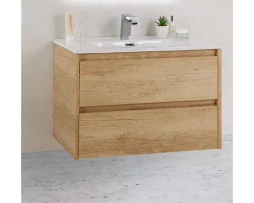 База под раковину BelBagno KRAFT 39-800/390-2C-SO-RNN 80 cм подвесная с 2 ящиками, Rovere Nebrasca Nature