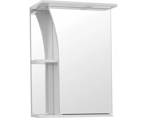 Зеркало-шкаф Style Line Эко Стандарт Виола 50/С ЛС-00000117, 50 см, подвесное, левое, белое