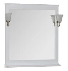 Зеркало Aquanet Валенса 90 00180046, цвет белый матовый