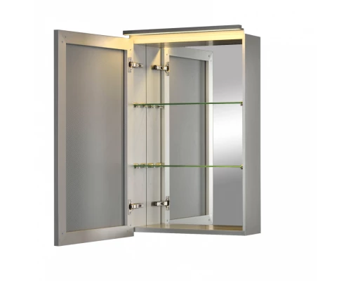 Зеркальный шкаф De Aqua Алюминиум 50 AL 501 050 G золото фацет