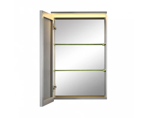 Зеркальный шкаф De Aqua Алюминиум 50 AL 501 050 G золото фацет