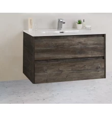 База под раковину BelBagno KRAFT 39-800/390-2C-SO-PP 80 cм подвесная с 2 ящиками, Pino Pasadena