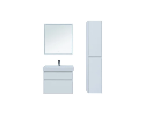 Тумба под раковину Aquanet Nova Lite 75, 2 ящика, белый глянец (242272)