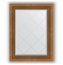 Зеркало с гравировкой в багетной раме Evoform Exclusive-G BY 4111 67 x 90 см, бронзовый акведук