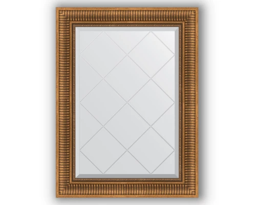 Зеркало с гравировкой в багетной раме Evoform Exclusive-G BY 4111 67 x 90 см, бронзовый акведук
