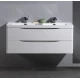 Тумба под двойную раковину BelBagno ANCONA-N-1200-2C-SO-2-BL 120 см, белый глянцевый