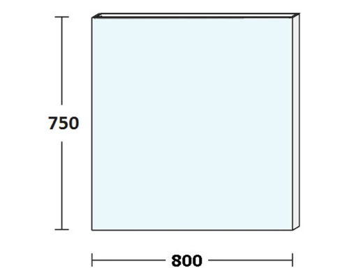 Зеркало De Aqua Aqua Сити 80 х 75 см (отсутствует упаковка)