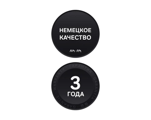 Тумба под раковину Am.Pm Gem подвесная, 60 см, 2 ящика, цвет черный матовый, M90FHX06022BM