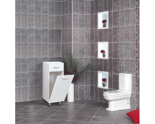 Полупенал Onika КАПРИЗ 30.17, с корзиной, белый, 403003