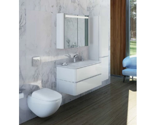 Пенал Am.Pm Sensation, M30CHL0406TF, цвет - табачный дуб, левый, 40x35x155 см