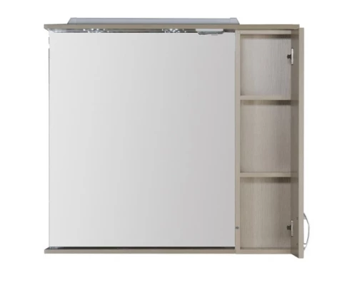 Зеркало-шкаф Aquanet Донна 100 00169184,, правый, цвет белый дуб