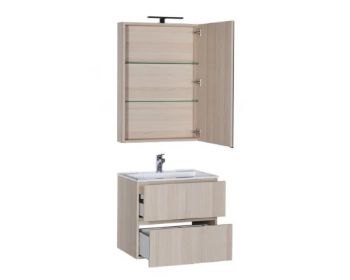 Тумба под раковину Aquanet Алвита 60 серый антрацит 00183991