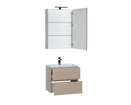 Тумба под раковину Aquanet Алвита 60 серый антрацит 00183991