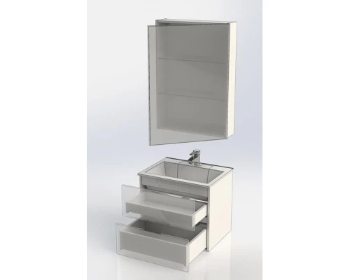 Тумба под раковину Aquanet Алвита 60 серый антрацит 00183991