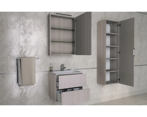 Тумба под раковину Aquanet Алвита 60 серый антрацит 00183991