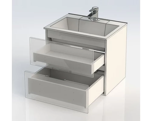 Тумба под раковину Aquanet Алвита 60 серый антрацит 00183991