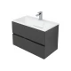 Тумба под раковину Aquanet Алвита 80 215120, цвет серый антрацит