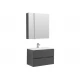 Тумба под раковину Aquanet Алвита 80 215120, цвет серый антрацит