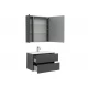 Тумба под раковину Aquanet Алвита 80 215120, цвет серый антрацит