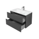 Тумба под раковину Aquanet Алвита 80 215120, цвет серый антрацит