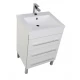 Тумба под раковину Aquanet Верона 58 напольная (3 ящика) 00178253, цвет белый