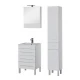 Тумба под раковину Aquanet Верона 58 напольная (3 ящика) 00178253, цвет белый