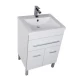 Тумба под раковину Aquanet Верона 58 напольная (2 дверцы, 1 ящик) 00182507, цвет белый