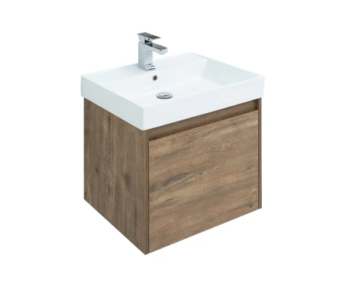Тумба под раковину Aquanet Nova Lite 60, 1 + 1 ящик в ящике, дуб рустикальный (249511)