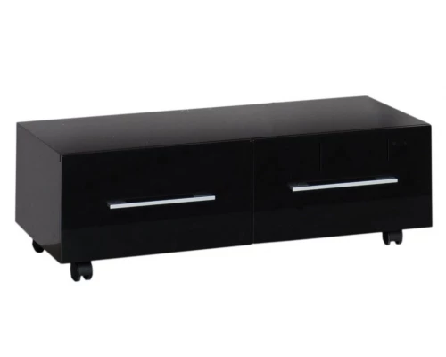 Тумба Aquanet Нота 100 подкатная 00170734, цвет черный