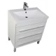 Тумба под раковину Aquanet Верона 75 напольная (3 ящика) 00178254, цвет белый