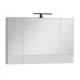 Зеркало-шкаф Aquanet Нота 100 (камерино) 00165372, цвет белый