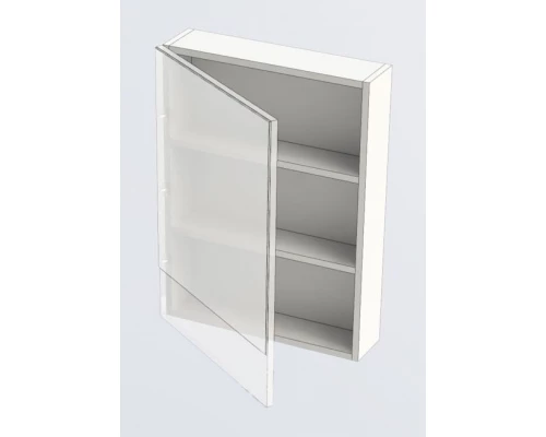 Зеркало-шкаф Aquanet Нота 58 (камерино) 00165370, цвет белый