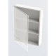 Зеркало-шкаф Aquanet Нота 58 (камерино) 00165370, цвет белый