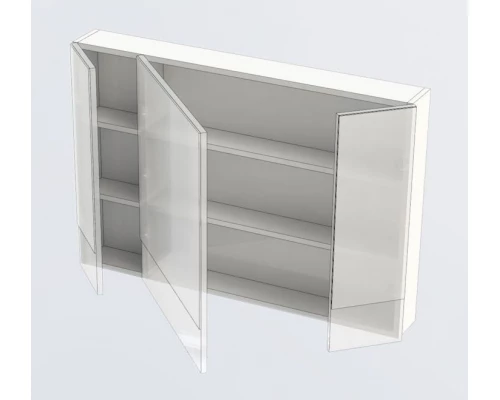 Зеркало-шкаф Aquanet Верона 100 (камерино) 00175383, цвет белый