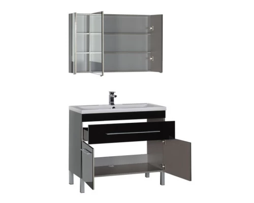 Тумба под раковину Aquanet Верона 100 напольная (2 дверцы, 1 ящик) 00182710, цвет белый