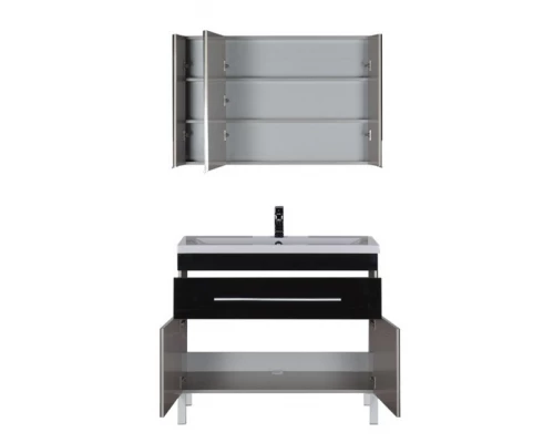 Тумба под раковину Aquanet Верона 100 напольная (2 дверцы, 1 ящик) 00182710, цвет белый