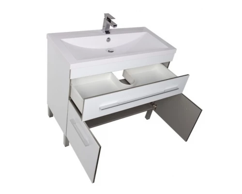 Тумба под раковину Aquanet Верона 100 напольная (2 дверцы, 1 ящик) 00182710, цвет белый