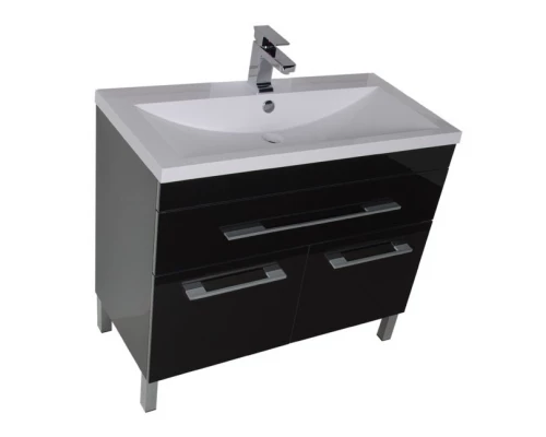 Тумба под раковину Aquanet Верона 100 напольная (2 дверцы, 1 ящик) 00182710, цвет белый