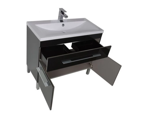 Тумба под раковину Aquanet Верона 100 напольная (2 дверцы, 1 ящик) 00182710, цвет белый