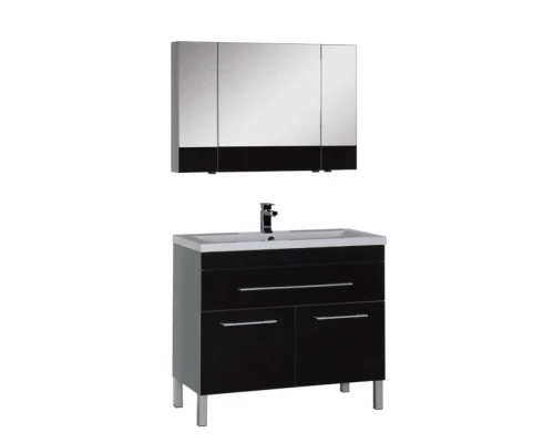 Тумба под раковину Aquanet Верона 100 напольная (2 дверцы, 1 ящик) 00182710, цвет белый