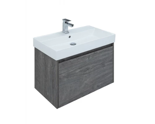 Тумба под раковину Aquanet Nova Lite 60, 1 + 1 ящик в ящике, дуб рошелье (242570)