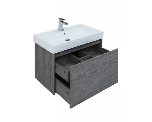 Тумба под раковину Aquanet Nova Lite 60, 1 + 1 ящик в ящике, дуб рошелье (242570)